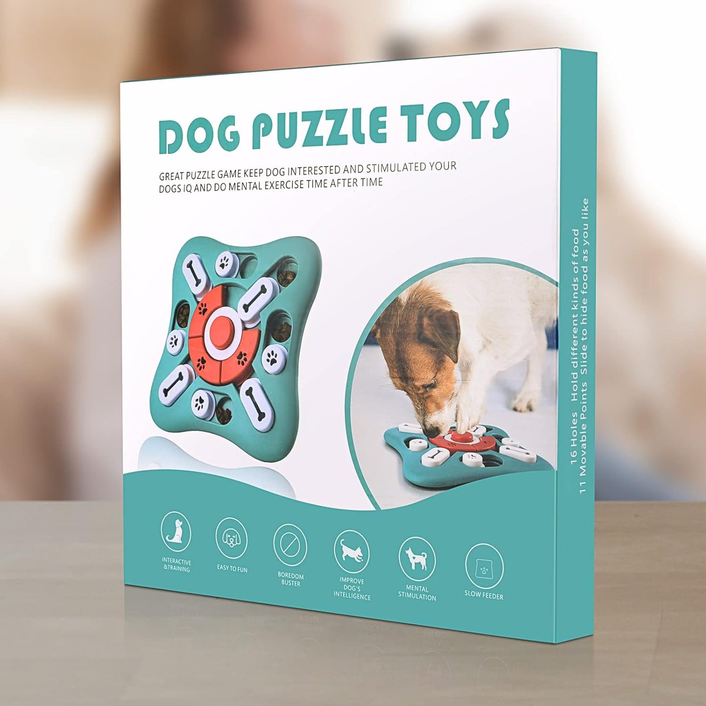 Interactive Dog Puzzle Toys for mental stimulation, IQ training, and enrichment